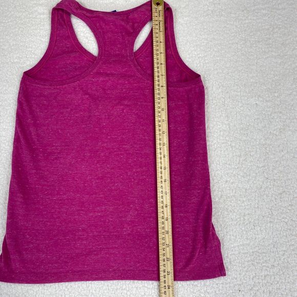 Nike‎ Just Do It Women Pink Ribbed Racerback Tank Top Size Small - Picture 4 of 8